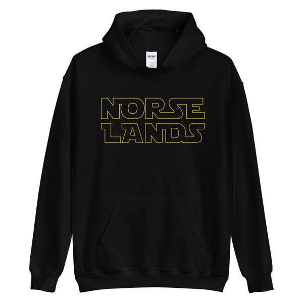 'NORSE WARS' CHEST / BACK PRINT UNISEX HOODIE